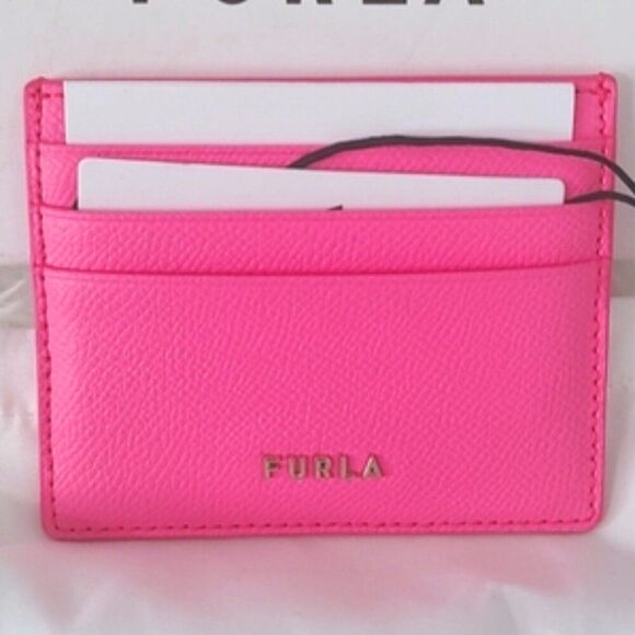 NEW Furla cardholder full inclusion w/box & dusty - Picture 3 of 10